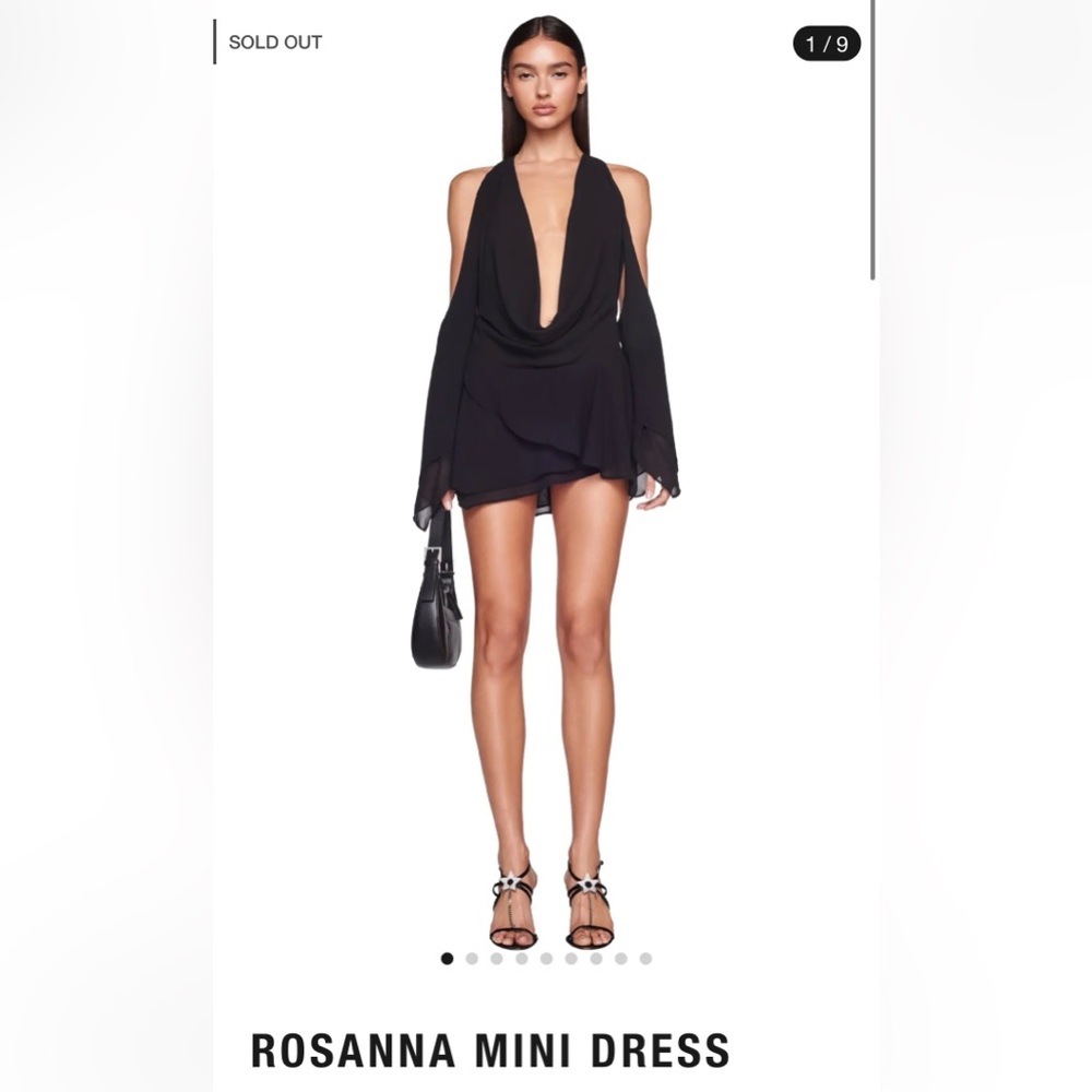 I.AM.GIA Rosanna Mini Dress - Black, Size Small